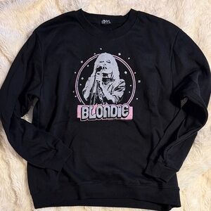 Vinyl Black Graphic Sweatshirt